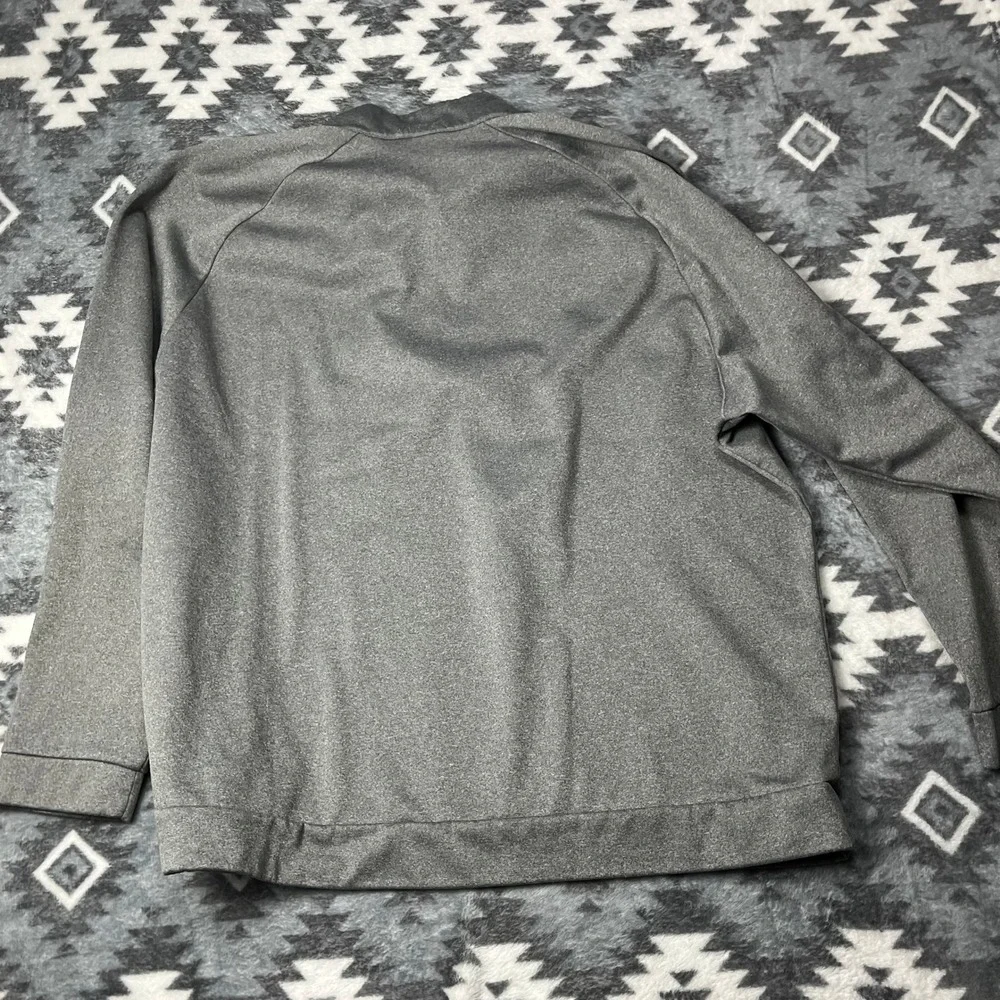 Nike Mens Dri-FIT 1/4 Zip Pullover Gray Fleece Training Top 4XL 836515-091